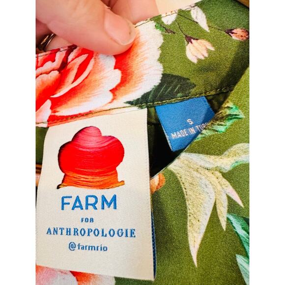 FARM RIO Women's Small Oversized Elinor Tunic Floral Short Dress - Picture 6 of 11